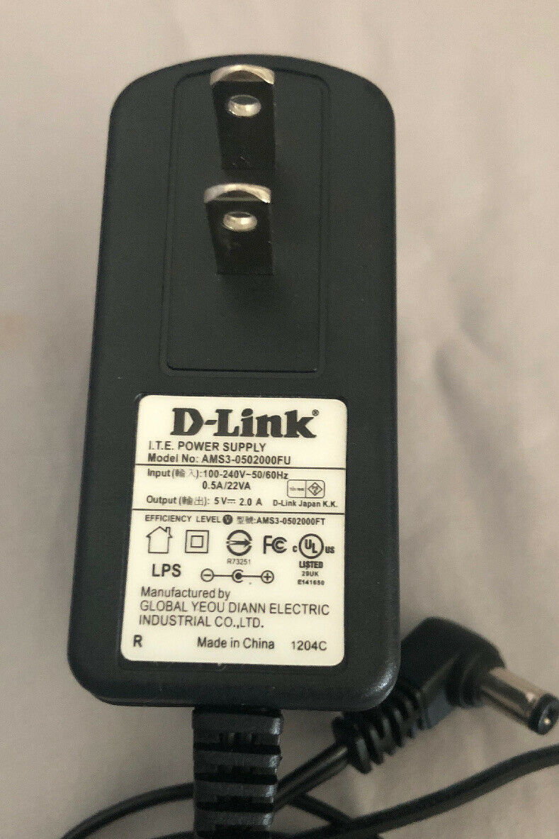 100% brand New 5V 2A I.T.E Power Supply D-Link AMS1-0501200FU AC Adapter - Click Image to Close